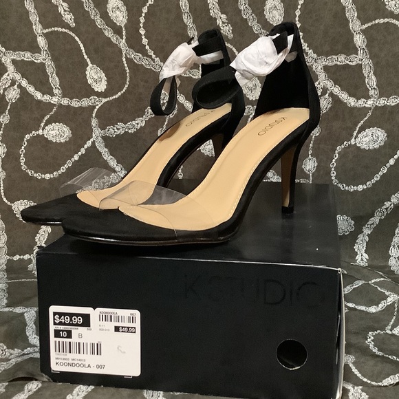 NWT Clear Band Heels by KStudio - Picture 3 of 8